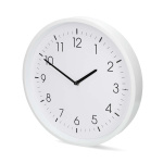 Nedis Seinäkello | Halkaisija: 360 mm | ABS-Muovi | Hiljainen liike | Valkoinen