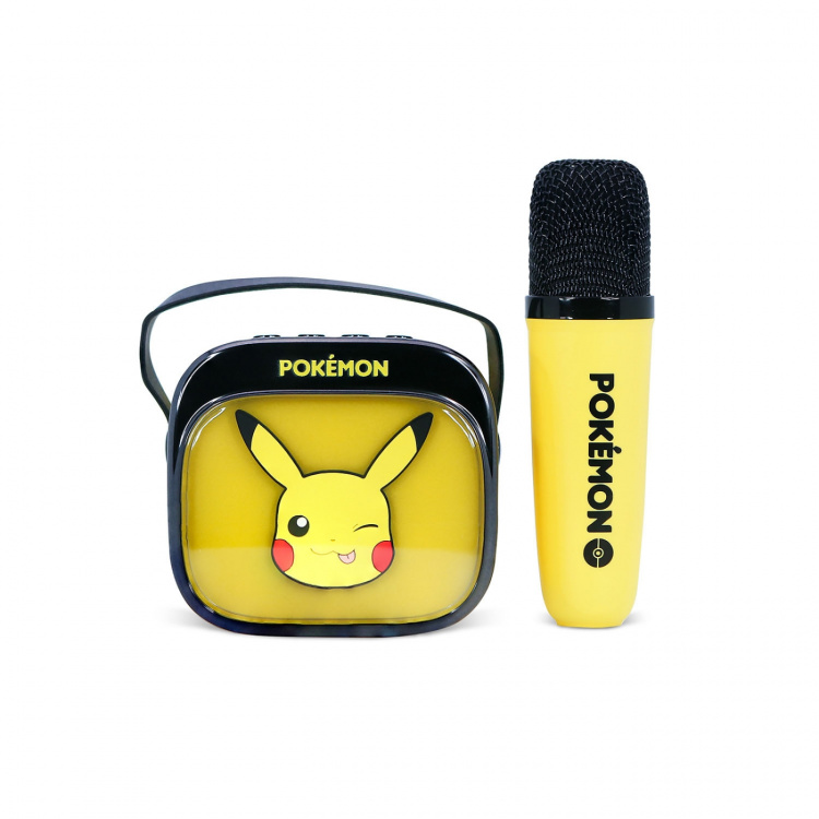 Pokémon Karaoke Kaiutin Mikrofonilla Pikachu Popsing LED