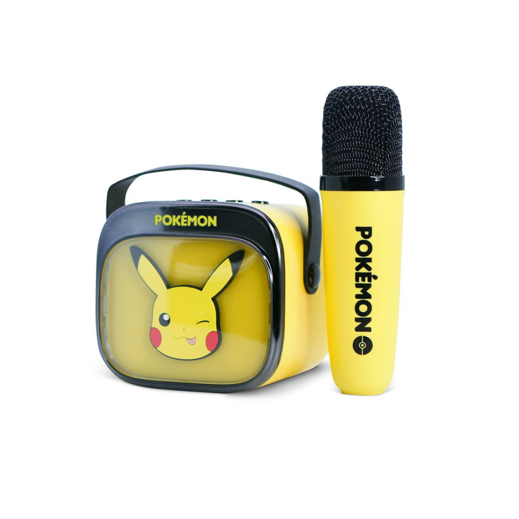 Pokémon Karaoke Kaiutin Mikrofonilla Pikachu Popsing LED