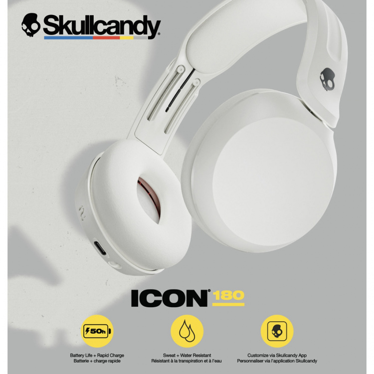 Skullcandy Kuulokkeet ICON 180 On-Ear Luunvalkoinen