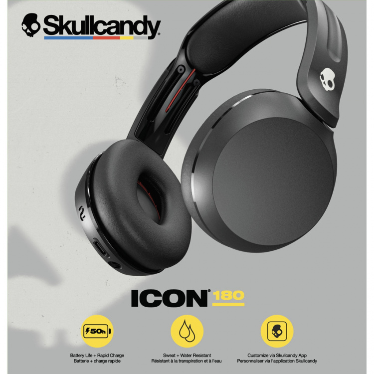 Skullcandy Kuulokkeet ICON 180 On-Ear True Black