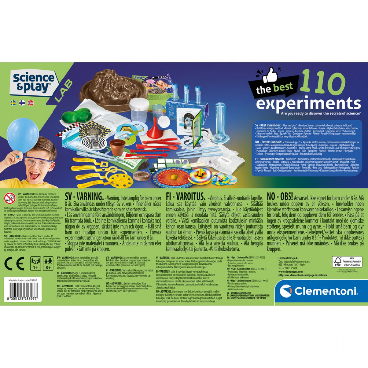 Clementoni Best 110 Experiments