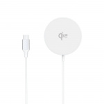 Gear Langaton Laturi Qi2 Nopea Lataus 15W Hopea/Alumiini