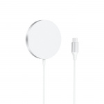 Gear Langaton Laturi Qi2 Nopea Lataus 15W Hopea/Alumiini