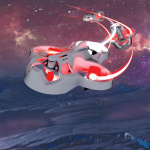 Sharper Image Drooni Toy RC Drone Xtreme Airwave