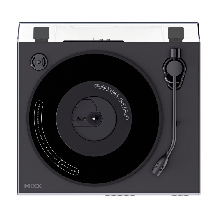 MIXX Vinyyli ja CD Soitin Analog Plus 2-in-1 Musta