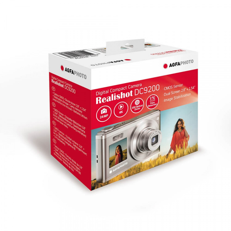 Agfa Digitaalinen Kamera DC9200 CMOS 10x 24MP Hopea