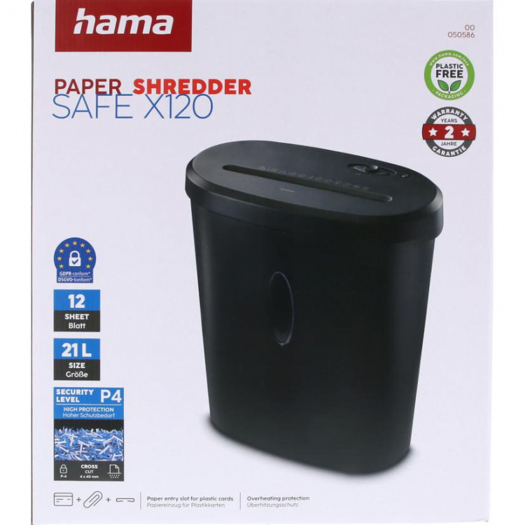 Hama Paperisilppuri Safe X120