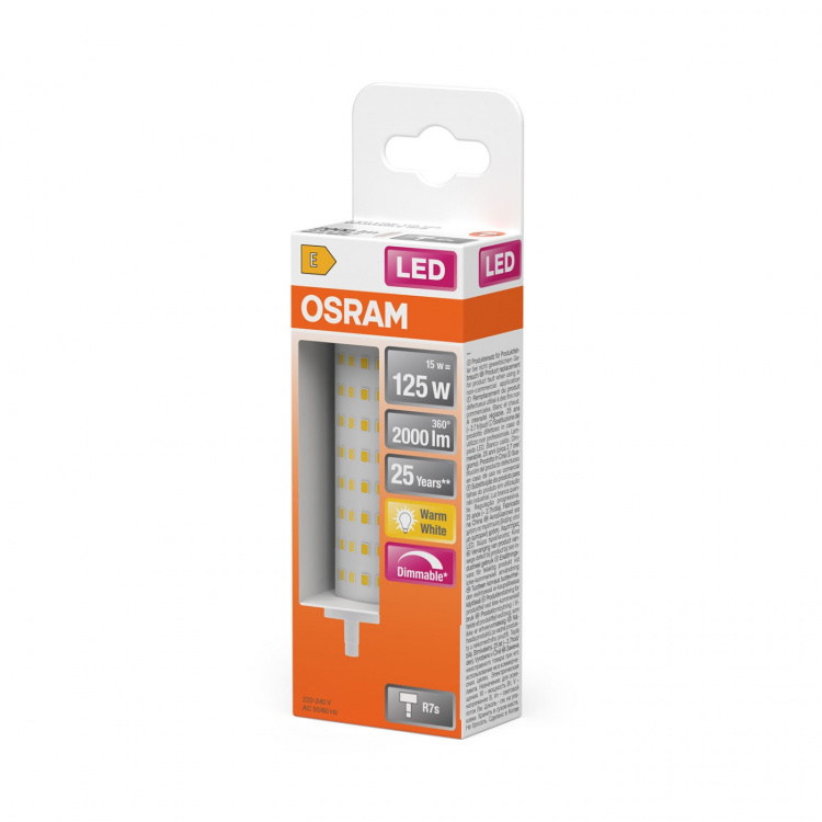 Osram Lamppu LED Line Dim 15W 827 Clear R7S