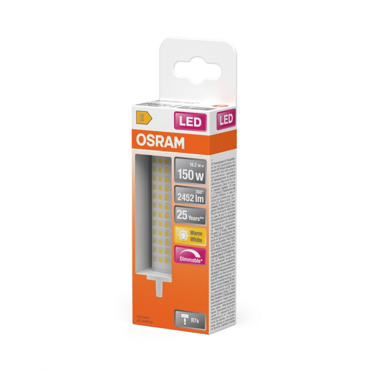Osram Lamppu LED Line Dim 18,2W 827 Clear R7S