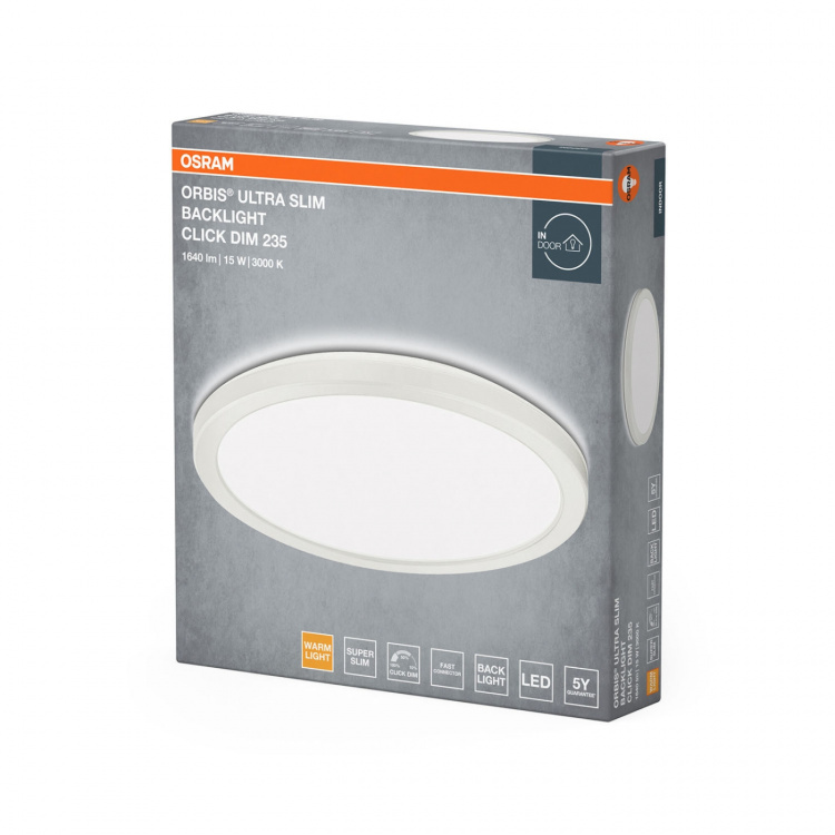 Osram Lamppu Orbis Ultra Slim Click Dim 235mm 15W White