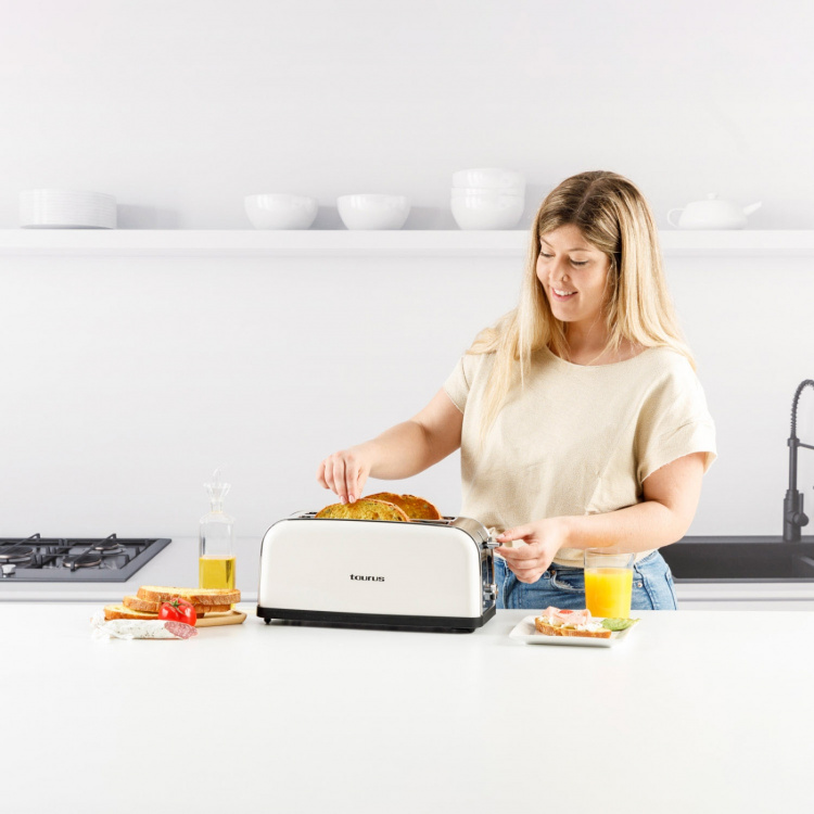 Taurus Leivänpaahdin Pitkä Aukko Vintage Cream