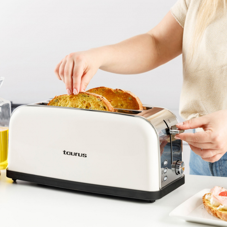 Taurus Leivänpaahdin Pitkä Aukko Vintage Cream