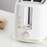 Taurus Leivänpaahdin Fusion Crunch Pitkä Aukko Valkoinen