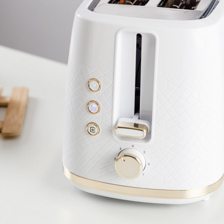 Taurus Leivänpaahdin Fusion Crunch Pitkä Aukko Valkoinen