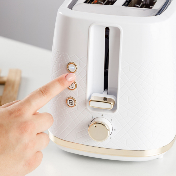 Taurus Leivänpaahdin Fusion Crunch Pitkä Aukko Valkoinen