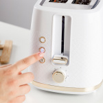 Taurus Leivänpaahdin Fusion Crunch Pitkä Aukko Valkoinen