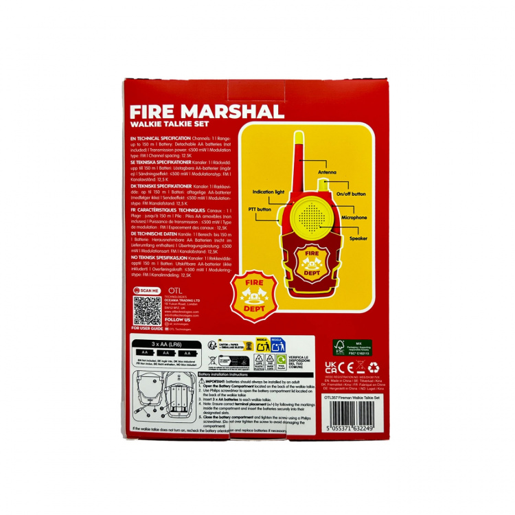 OTL Walkie Talkie Palomies Jopa 150m Kantama