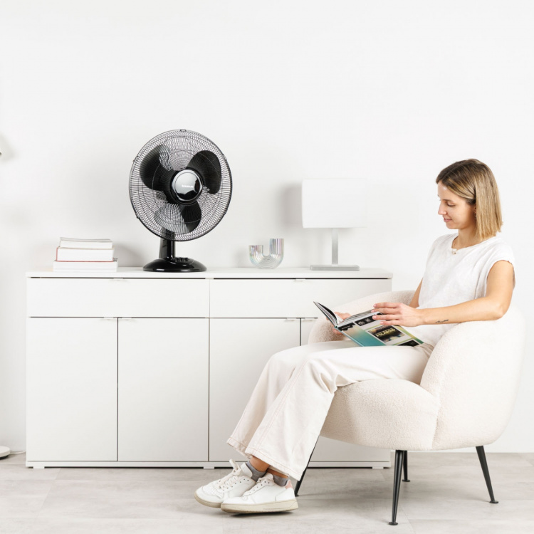 Taurus Pöytätuuletin Greco 16 Musta 40cm