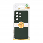 Onsala Suojakuori silikonituntumalla Olive Green - Samsung Galaxy S26 Ultra