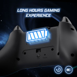 DragonShock Ohjain Aurora+ Holder - iOS/Android/PC/PS3 Musta