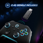 DragonShock Ohjain Aurora+ Holder - iOS/Android/PC/PS3 Musta