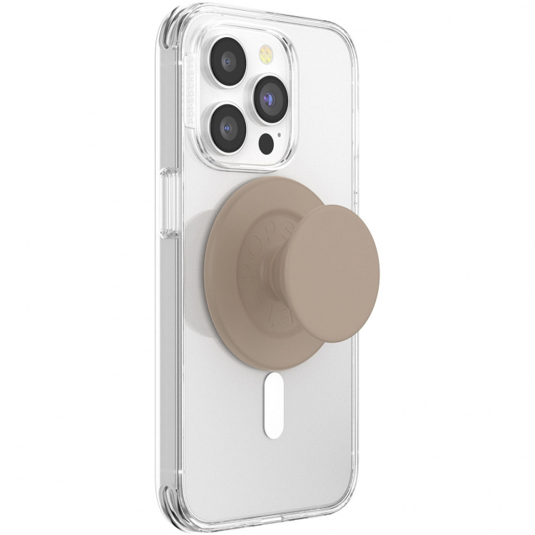 PopSockets PopGrip MagSafe:lle Soft Touch Latte
