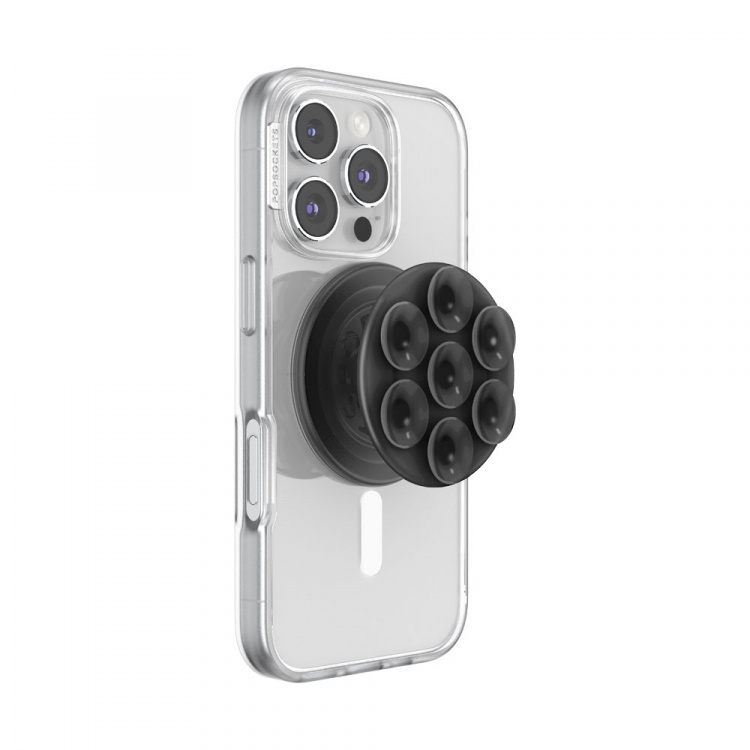 PopSockets Suck-Up Grip MagSafe:lle Translucent Black