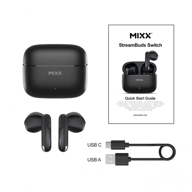 MIXX Kuulokkeet Switch A7 In-Ear Tws Musta