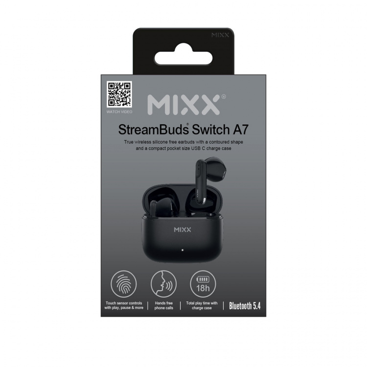 MIXX Kuulokkeet Switch A7 In-Ear Tws Musta