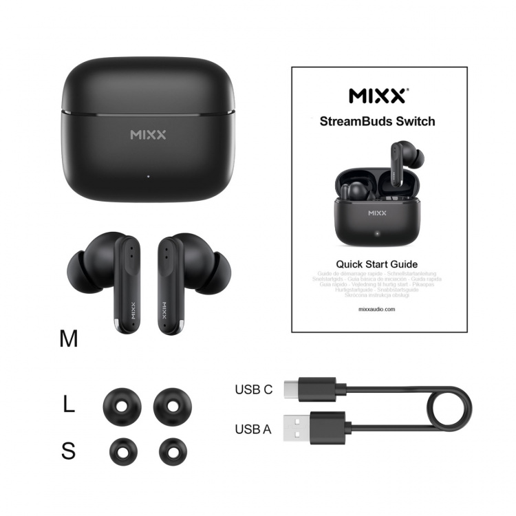 MIXX Kuulokkeet Switch S7 In-Ear Tws Musta