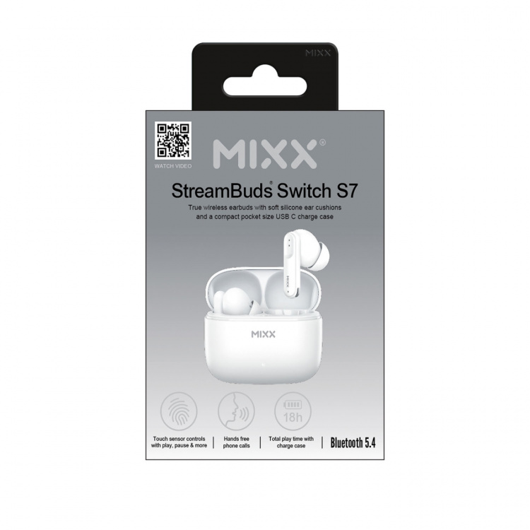 MIXX Kuulokkeet Switch S7 In-Ear Tws Valkoinen