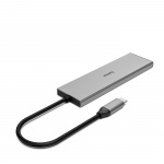 Hama USB-C Hub USB 3.2 Gen2 2xUSB-C + 2xUSB-A 10 Gbit/S PD Alumiini