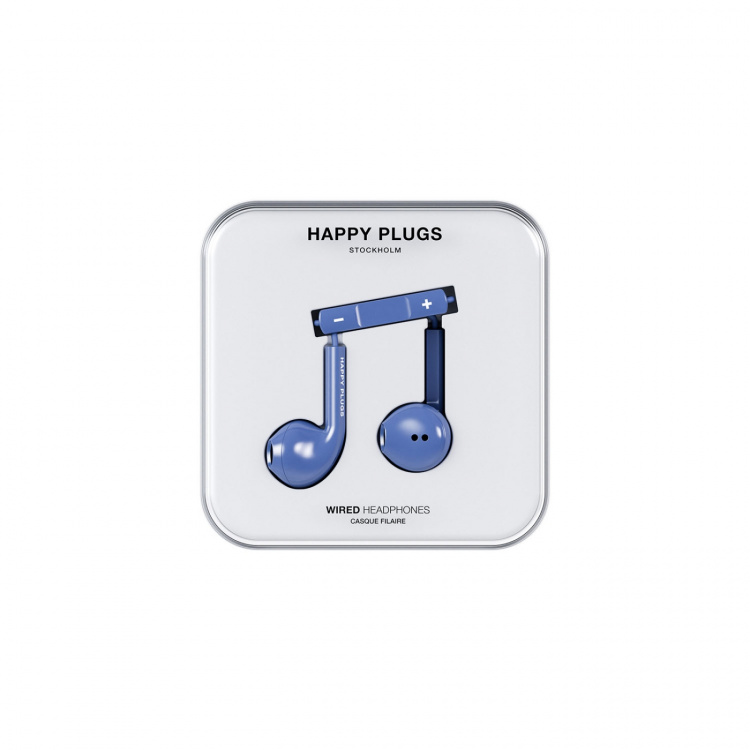 Happy Plugs Kuulokkeet In-Ear USB-C Johdollinen Sininen