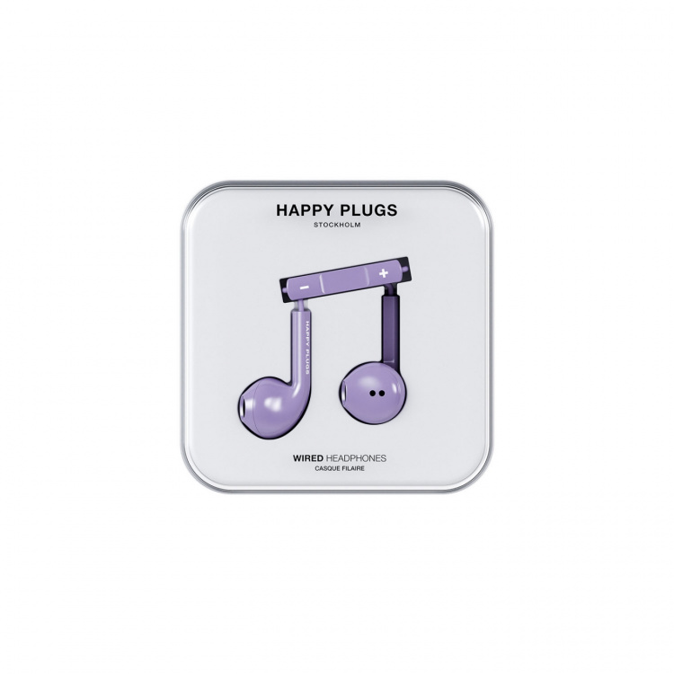 Happy Plugs Kuulokkeet In-Ear USB-C Johdollinen Violetti