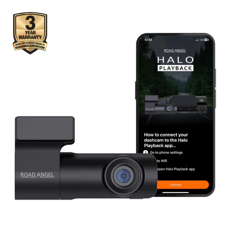 ROAD ANGEL Kojelautakamera Halo Start 2 1080p USB-C