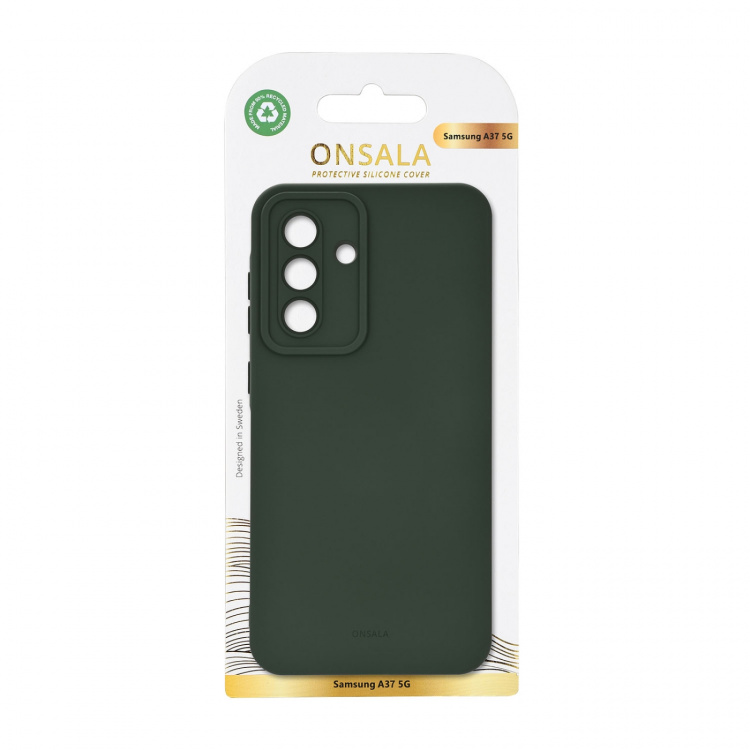 Onsala Suojakuori Silikonituntumalla Olive Green - Samsung Galaxy A37 5G