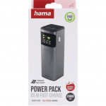 Hama Virtapankki 20000mah 2xUSB-C 1xUSB-A 65W Nopea Lataus