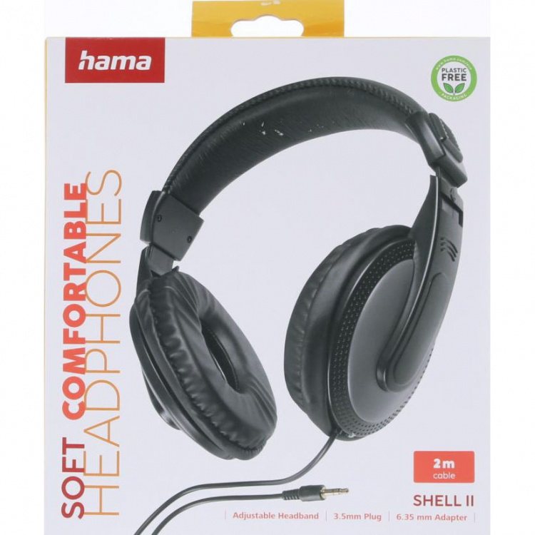 Hama Kuulokkeet Shell II Over-Ear Langallinen Musta