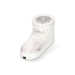 Nedis Nukkanpoistoaine | Sisäänrakennettu Li-Ion | Liinat / Textile | Valkoinen