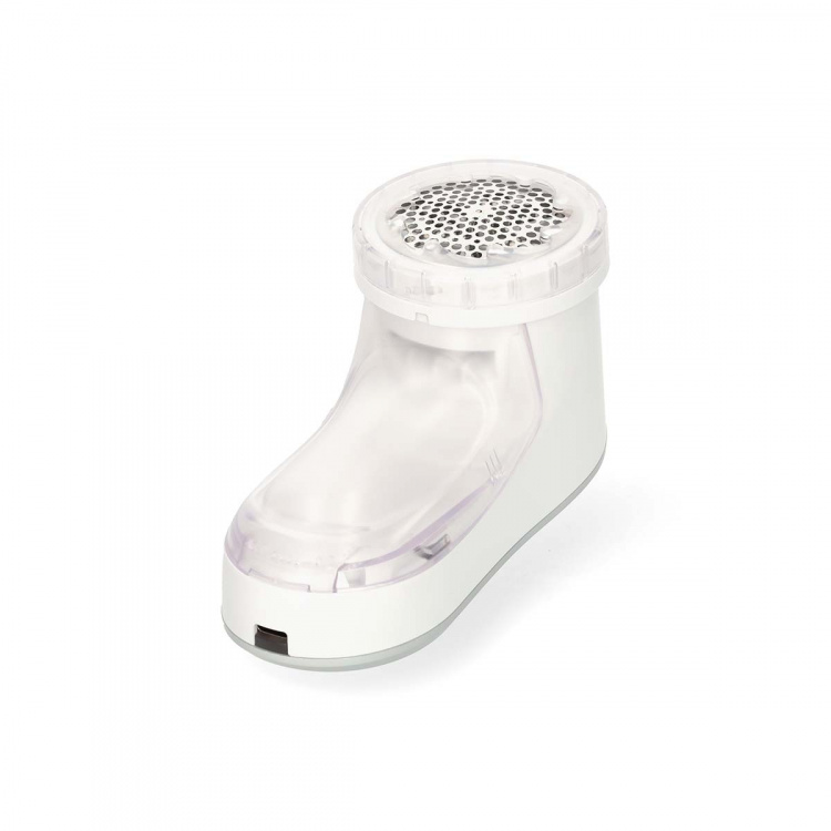 Nedis Nukkanpoistoaine | Sisäänrakennettu Li-Ion | Liinat / Textile | Valkoinen