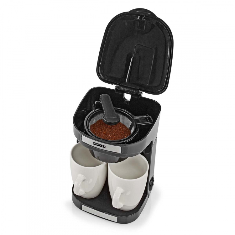 Butler Kompakti kahvinkeitin | 2 posliinikuppia | 0,25 l | 450 W | Automaattinen poiskytkentä | musta