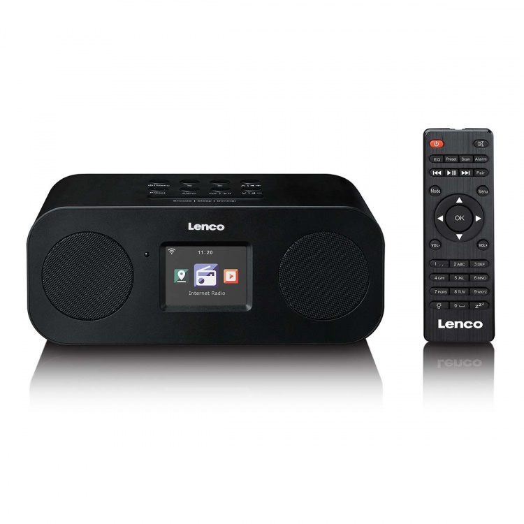 Lenco Stereointernetradio, jossa on DAB+, FM ja Bluetooth®