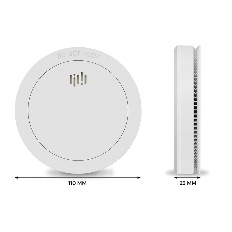 Alecto Smoke detector with 10 years battery and sensor runtime White