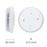 Alecto Savu- ja hiilimonoksidihälyttimen Valkoinen