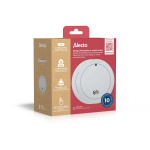 Alecto 2x Smoke detector with 10 years battery and sensor runtime White