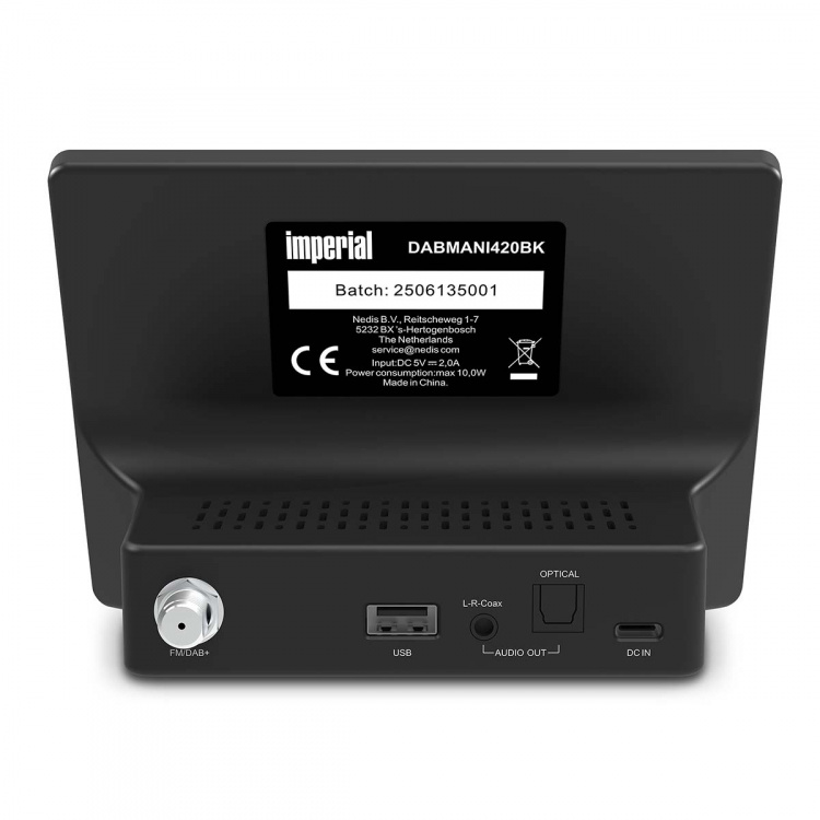 imperial Kompakti hybridiradio (Internet, DAB+, FM Hi-Fi -viritin) Bluetooth®:llä