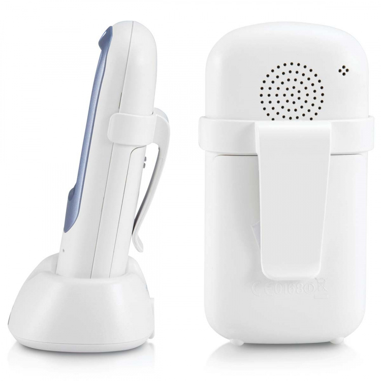 Alecto Pitkän kantaman ulkokäyttöön tarkoitettu lastenvalvontalaite Valkoinen / Antrasiitti