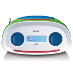 Lenco Kannettava DAB+/FM-radio, jossa on CD- ja USB-soitin
