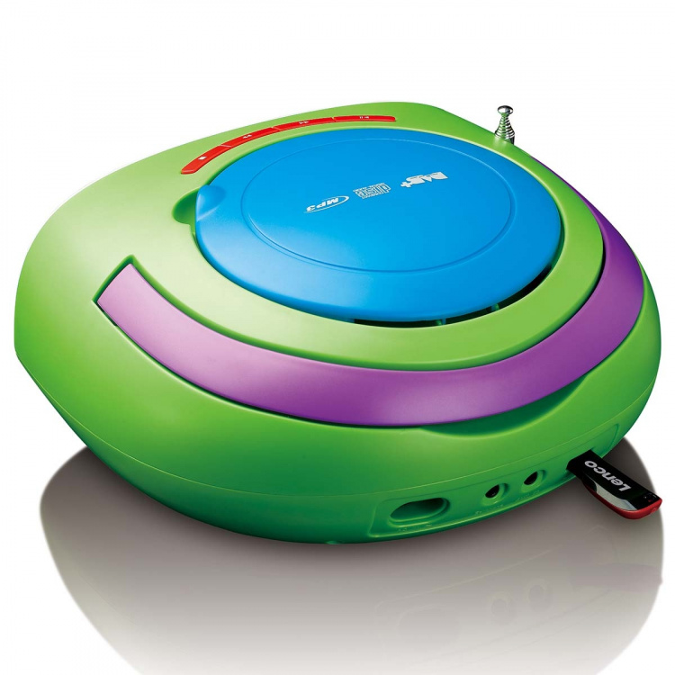 Lenco Kannettava DAB+/FM-radio, jossa on CD- ja USB-soitin